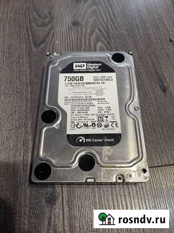 HDD 750 Gb WD Black Краснодар - изображение 1