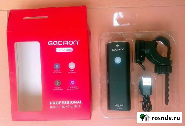 Велофара светодиодная (800 lumen) Таганрог - изображение 1