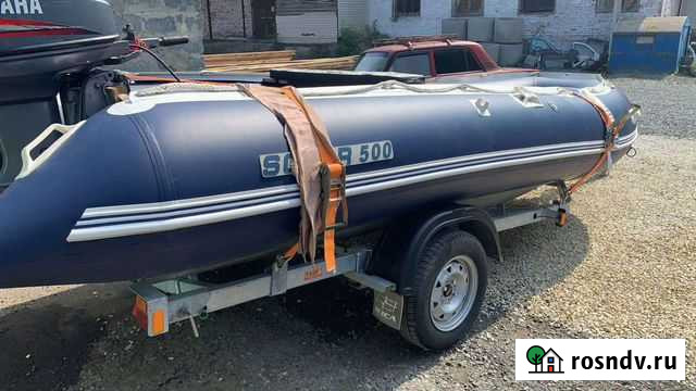 Продам лодку надувную solar 500jet Таштагол - изображение 1