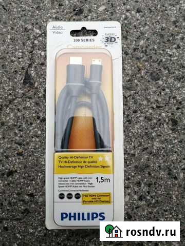Hdmi - Mini hdmi Кабель Philips Березовский - изображение 1