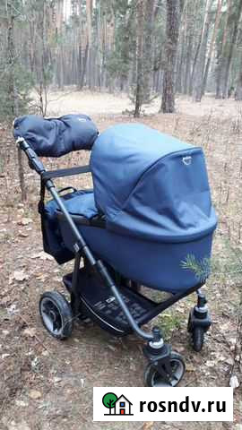 Коляска Teutonia/Тевтония 2в1 (Fun 6025 Atlantic) Рязань - изображение 1