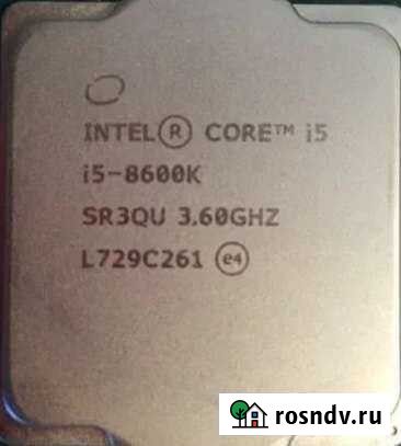 Процессор intel core i5 8600k Нижневартовск - изображение 1