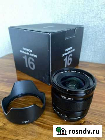 Объектив Fujfilm XF 16mm f/1.4 R WR в идеале Новокузнецк - изображение 1