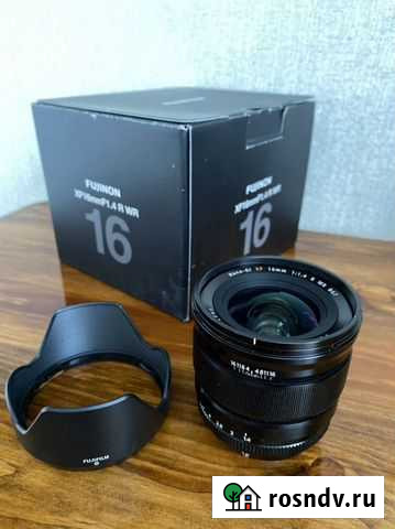 Объектив Fujfilm XF 16mm f/1.4 R WR в идеале Новокузнецк - изображение 1