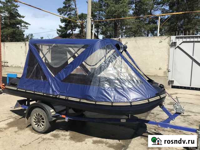 Лодка пвх HDX 390 (мотор Honda 20 + прицеп) Дзержинск - изображение 1