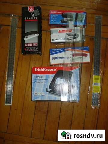 Степлеры Brauberg, ErichKrause, дырокол, линейки Ставрополь - изображение 1