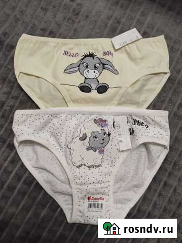 Трусики для девочки Donella 8-9 новые Рязань - изображение 1