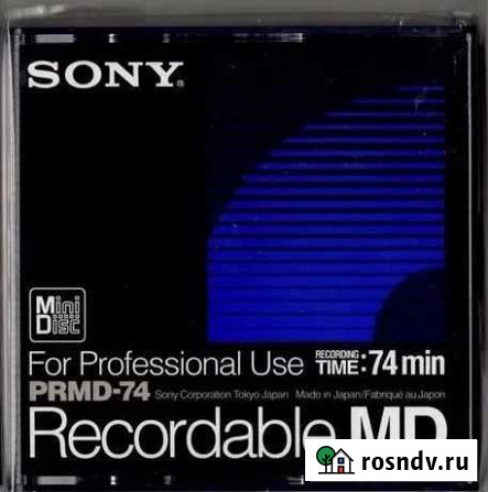 MD.Минидиск sony prmd 74 Реутов - изображение 1