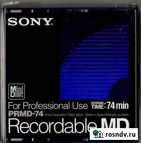 MD.Минидиск sony prmd 74 Реутов - изображение 1