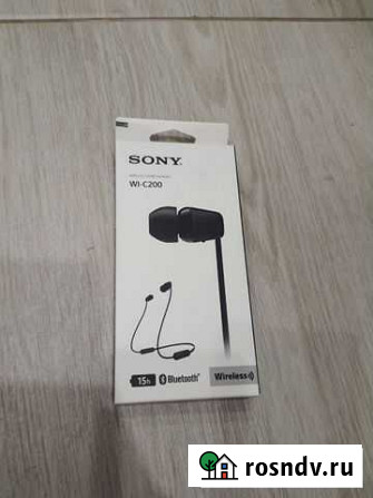 Новые Беспроводные наушники Sony WI-C200 Балашиха - изображение 1