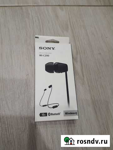 Новые Беспроводные наушники Sony WI-C200 Балашиха - изображение 1