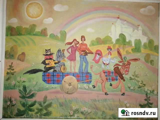 Картина маслом на холсте Зарайск - изображение 1