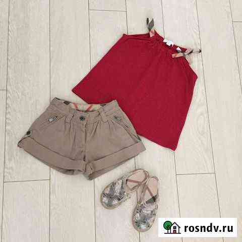 Футболки и шорты Simonetta Burberry Monnalisa Тюмень