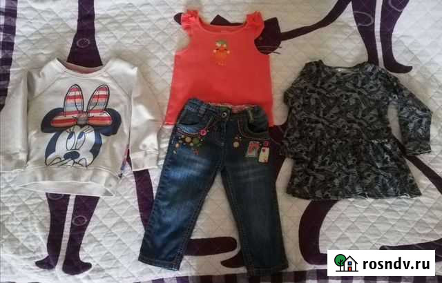 Вещи пакетом на девочку 104-110 размер Курск - изображение 1