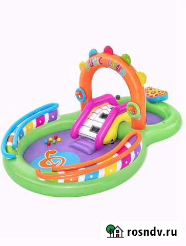 Детский надувной бассейн с горкой Bestway Singspla Краснодар - изображение 1