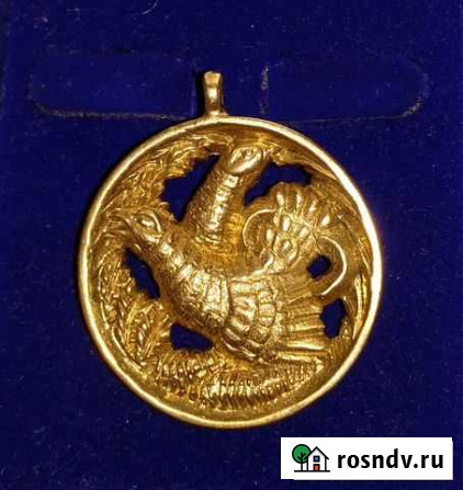 Подвеска прорезная золочение Рязань - изображение 1