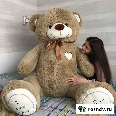 Плюшевый медведь 190см Феликс Подарок на Новый Год Севастополь - изображение 1