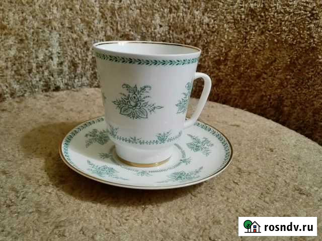 Фарфор костяной советский лфз сервиз Ивантеевка - изображение 1