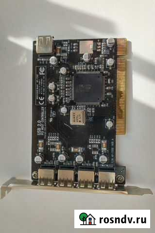 Контроллер PCI USB 4 порта Старая Купавна - изображение 1