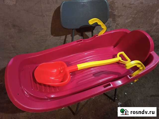 Санки ледянки + лопатка, новые Выборг - изображение 1