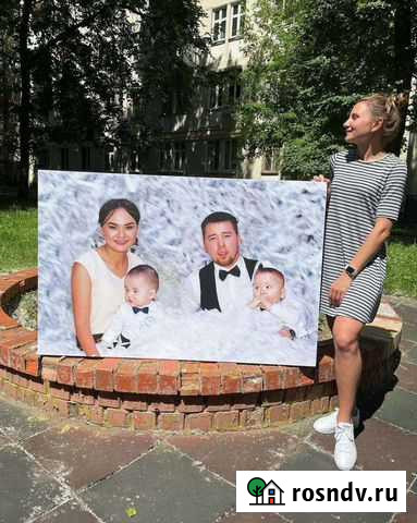 Фото на холсте, Картина на холсте, портрет по фото Курган - изображение 1