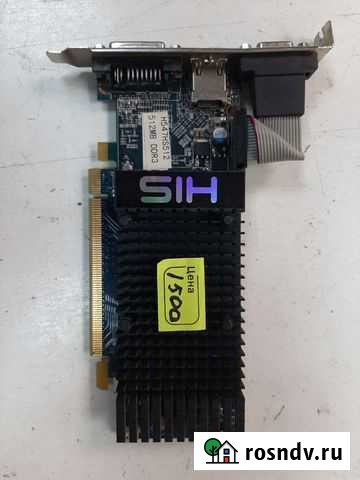 Видеокарта Radeon hd5470 DDR3 hdmi Пермь - изображение 1