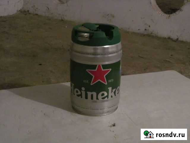 Бочонок из под пива Heinken Курчатов - изображение 1