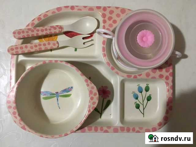 Набор детскоц посуды из бамбука Симферополь - изображение 1
