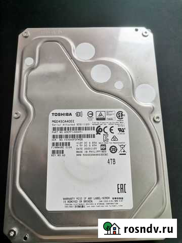 Жесткий диск 4 Тб SAS Toshiba Иркутск - изображение 1