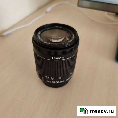 Объектив canon ef-s 18-55mm IS STM Петрозаводск - изображение 1