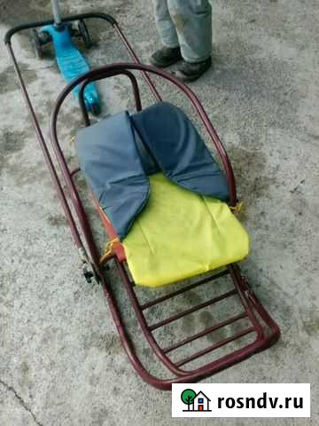 Санки с накидкой теплой Красноярск - изображение 1