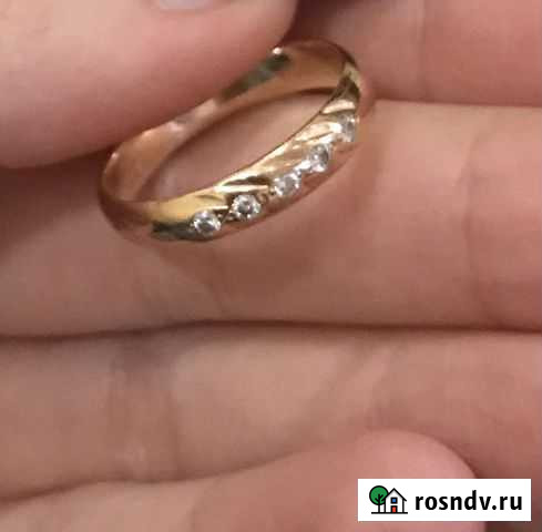 Золотое кольцо с бриллиантами Киров - изображение 1