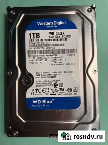 Жесткий диск 1тб wd Первоуральск - изображение 1