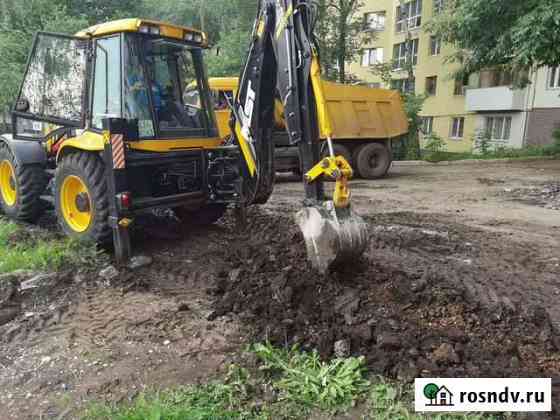 Услуги экскаватор-погрузчика Самара