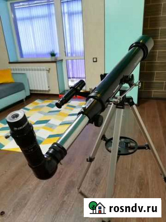 Брендовый телескоп Celestron 70 az Челябинск - изображение 1