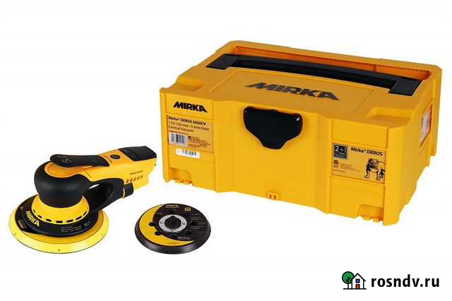 Электрическая шлифмашинка 220В mirka deros 5650CV Москва - изображение 1
