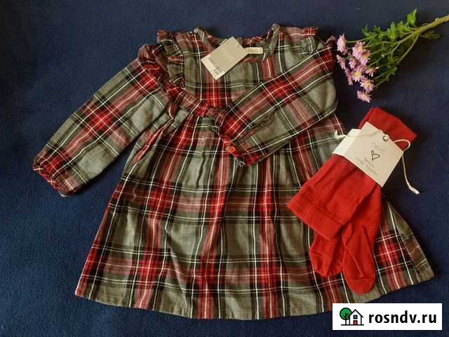 Продам новое платье Next с колготками Петропавловск-Камчатский - изображение 1