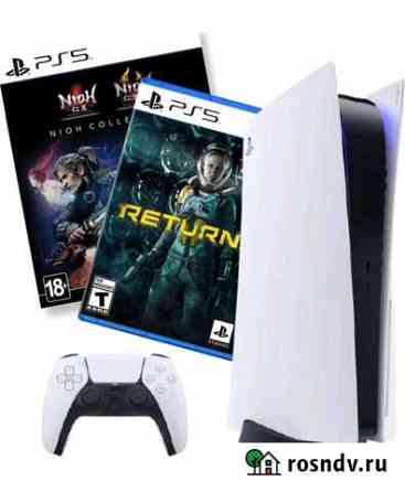 Комплект Sony PlayStation 5 с дисководом + 2 игры Липецк
