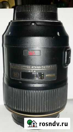 Объектив Nikon 105mm f/2.8G IF-ED AF-S VR Micro-Ni Муром - изображение 1