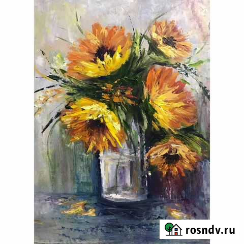 Картина «подсолнухи» Дивеево - изображение 1