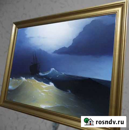 Картина маслом Корабль в бурю Магнитогорск - изображение 1