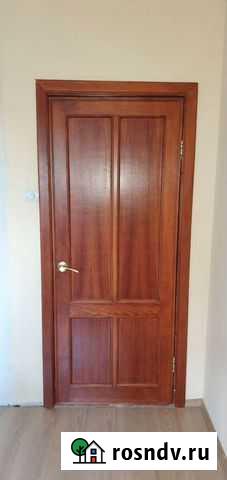 Дверь деревянная 80, коробка, наличники, ручки Новочебоксарск - изображение 1