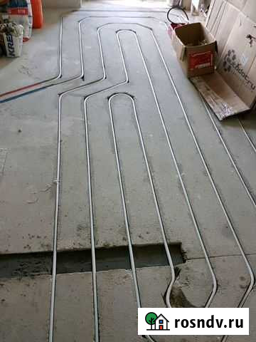 Теплые полы в существующей стяжке в новостройках Зеленоградск - изображение 1