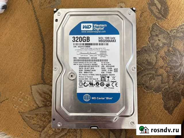 Жесткий диск 3,5 320GB WD Оренбург - изображение 1