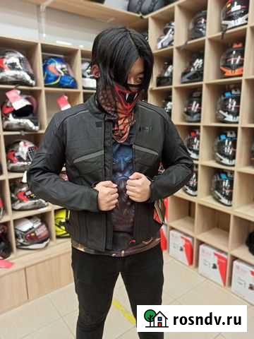 Мото Куртка кожаная с защитой Москва - изображение 1