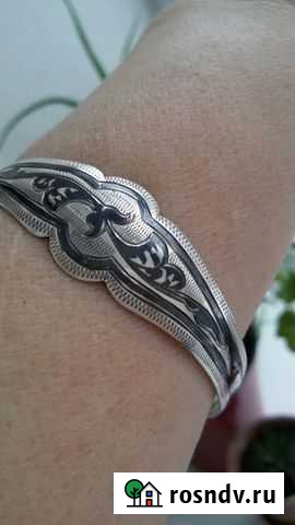 Серебряный браслет времен СССР Бугульма - изображение 1