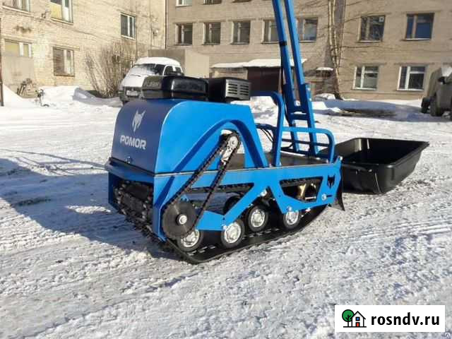 Мотобуксировщик мотособака Pomor 380 1250 К9 Барнаул - изображение 1