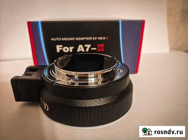 Адаптер canon EF-NEX sony E-mount автофокусный(1B2 Новозыбков - изображение 1