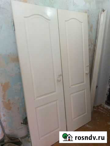 Межкомнатные двери бу 60 см Биробиджан - изображение 1