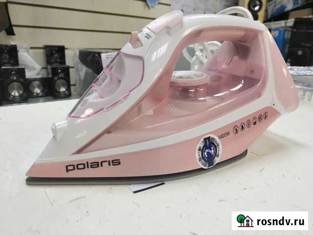 Утюг керамический Polaris PIR 2497AK Розовый Новый Пермь - изображение 1